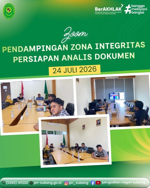 Zoom Pendampingan ZI